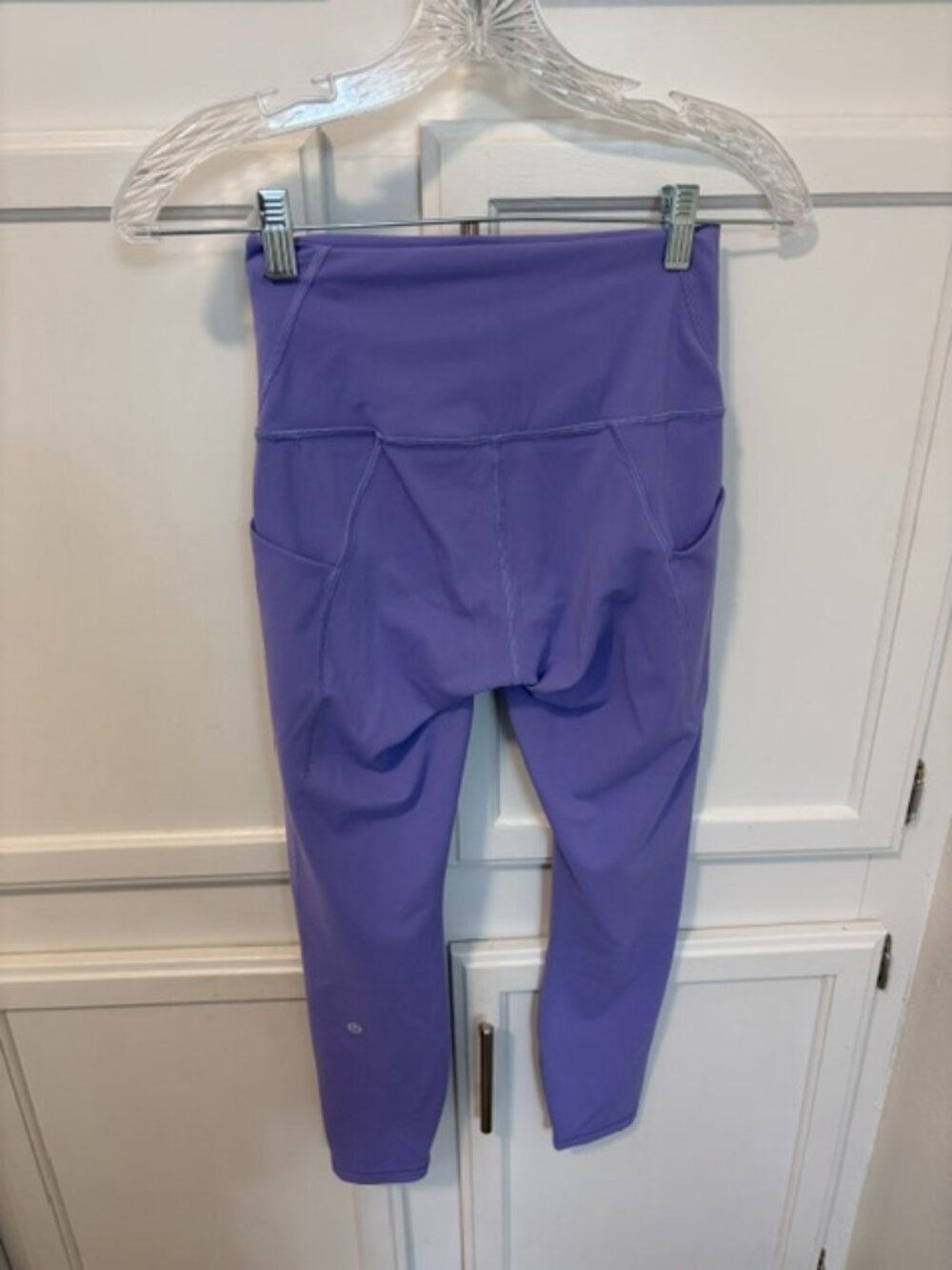 Lululemon Wunder Under Women's Purple Ankle Leggings Size 6